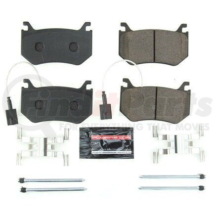 Z232043 by POWERSTOP BRAKES - Z23 EVOLUTION SPORT CARBON-FIBER BRAKE PADS W/ HARDWARE