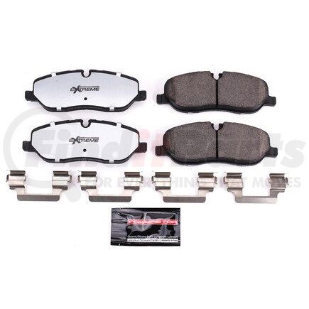 Z361098 by POWERSTOP BRAKES - Z36 TRUCK & TOW CARBON-FIBER CERAMIC BRAKE PADS W/ HARDWARE