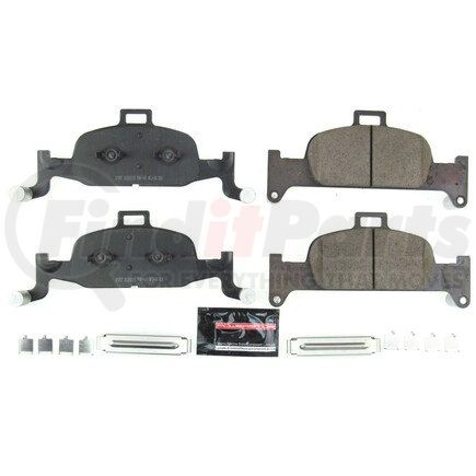 Z231897 by POWERSTOP BRAKES - Z23 EVOLUTION SPORT CARBON-FIBER BRAKE PADS W/ HARDWARE