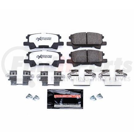 Z36996 by POWERSTOP BRAKES - Z36 TRUCK & TOW CARBON-FIBER CERAMIC BRAKE PADS W/ HARDWARE