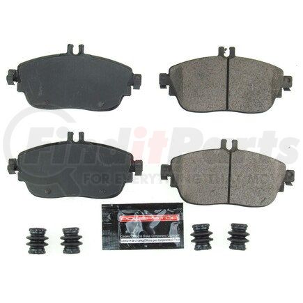 Z231694 by POWERSTOP BRAKES - Z23 EVOLUTION SPORT CARBON-FIBER BRAKE PADS W/ HARDWARE