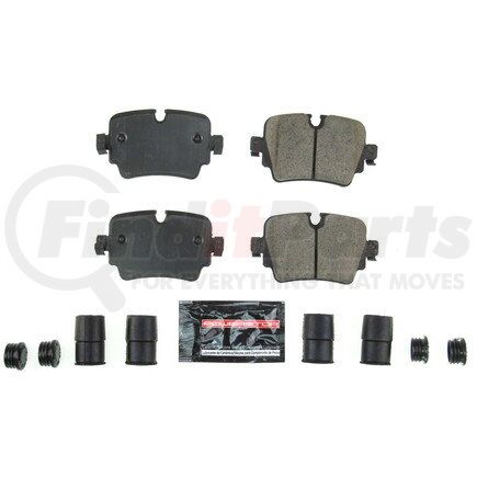 Z231752 by POWERSTOP BRAKES - Z23 EVOLUTION SPORT CARBON-FIBER BRAKE PADS W/ HARDWARE