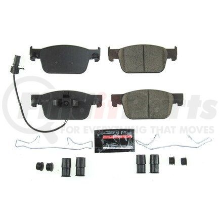 Z231953 by POWERSTOP BRAKES - Z23 EVOLUTION SPORT CARBON-FIBER BRAKE PADS W/ HARDWARE