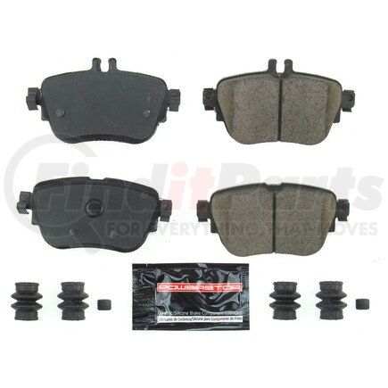 Z231936 by POWERSTOP BRAKES - Z23 EVOLUTION SPORT CARBON-FIBER BRAKE PADS W/ HARDWARE