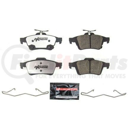 Z261564A by POWERSTOP BRAKES - Z26 STREET PERFORMANCE CARBON-FIBER CERAMIC BRAKE PADS W/ HARDWARE