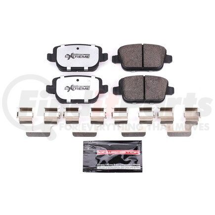 Z361314 by POWERSTOP BRAKES - Z36 TRUCK & TOW CARBON-FIBER CERAMIC BRAKE PADS W/ HARDWARE