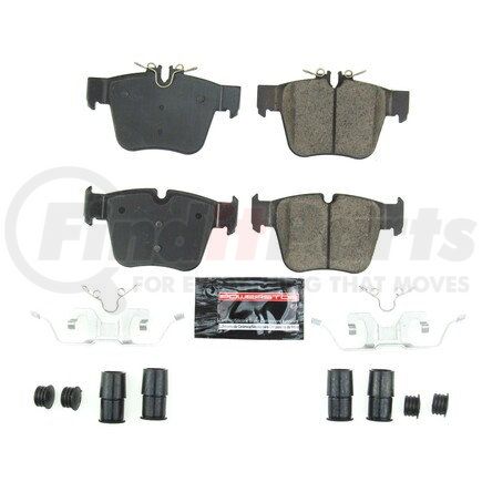 Z231872 by POWERSTOP BRAKES - Z23 EVOLUTION SPORT CARBON-FIBER BRAKE PADS W/ HARDWARE