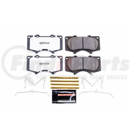 Z36976B by POWERSTOP BRAKES - Z36 TRUCK & TOW CARBON-FIBER CERAMIC BRAKE PADS W/ HARDWARE