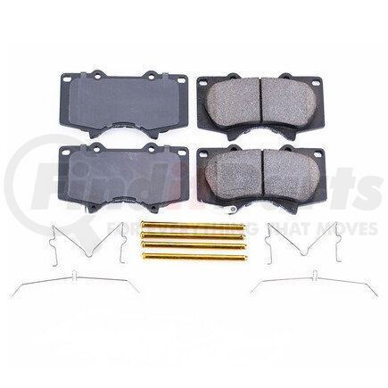 17-976B by POWERSTOP BRAKES - Z17 EVOLUTION CERAMIC BRAKE PADS W/ HARDWARE