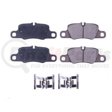 171417 by POWERSTOP BRAKES - Z17 EVOLUTION CERAMIC BRAKE PADS W/ HARDWARE