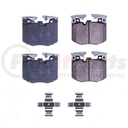 171867 by POWERSTOP BRAKES - Z17 EVOLUTION CERAMIC BRAKE PADS W/ HARDWARE