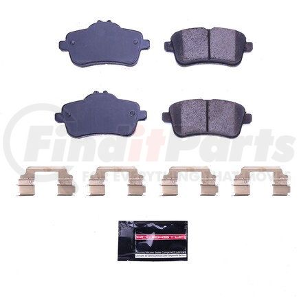 171630 by POWERSTOP BRAKES - Z17 EVOLUTION CERAMIC BRAKE PADS W/ HARDWARE