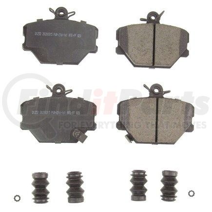 171252 by POWERSTOP BRAKES - Z17 EVOLUTION CERAMIC BRAKE PADS W/ HARDWARE