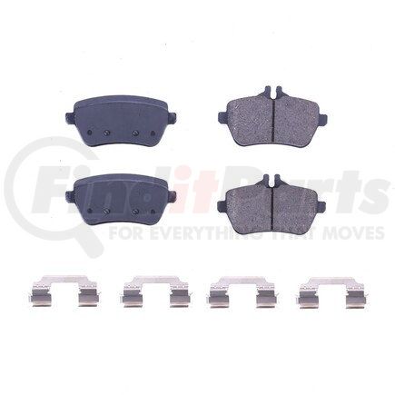 171689 by POWERSTOP BRAKES - Z17 EVOLUTION CERAMIC BRAKE PADS W/ HARDWARE