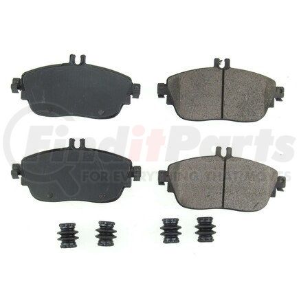 171694 by POWERSTOP BRAKES - Z17 EVOLUTION CERAMIC BRAKE PADS W/ HARDWARE