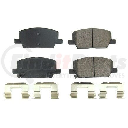 172019 by POWERSTOP BRAKES - Z17 EVOLUTION CERAMIC BRAKE PADS W/ HARDWARE