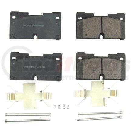 172173 by POWERSTOP BRAKES - Z17 EVOLUTION CERAMIC BRAKE PADS W/ HARDWARE