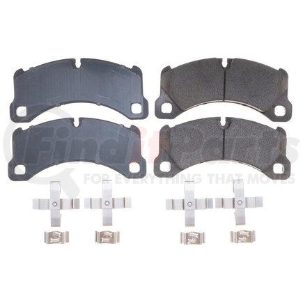 171452 by POWERSTOP BRAKES - Z17 EVOLUTION CERAMIC BRAKE PADS W/ HARDWARE