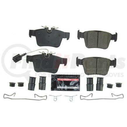 Z231989 by POWERSTOP BRAKES - Z23 EVOLUTION SPORT CARBON-FIBER BRAKE PADS W/ HARDWARE