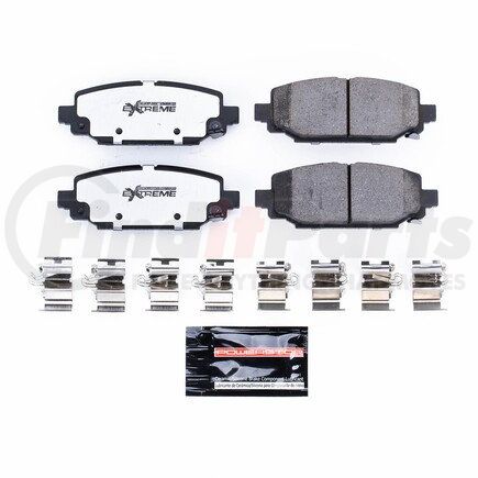 Z36-6005 by POWERSTOP BRAKES - Z36 TRUCK & TOW CARBON-FIBER CERAMIC BRAKE PADS W/ HARDWARE