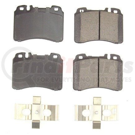 17561 by POWERSTOP BRAKES - Z17 EVOLUTION CERAMIC BRAKE PADS W/ HARDWARE