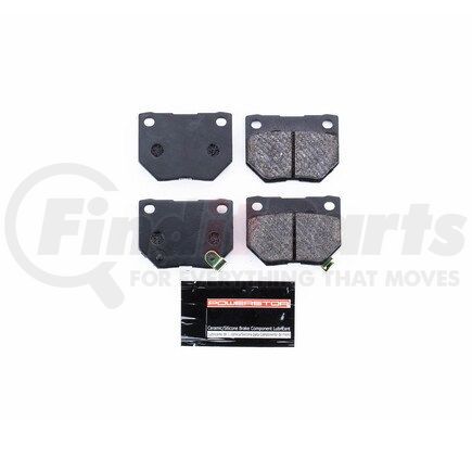 PSA461 by POWERSTOP BRAKES - TRACK DAY SPEC BRAKE PADS - STAGE 2 BRAKE PAD FOR SPEC RACING SERIES / ADVANCED TRACK DAY ENTHUSIASTS - FOR USE W/ RACE TIRES