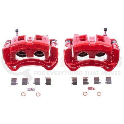 S2800 by POWERSTOP BRAKES - Red Powder Coated Calipers