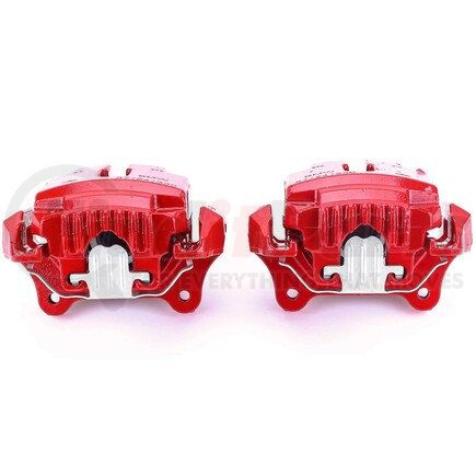 S3410 by POWERSTOP BRAKES - Red Powder Coated Calipers