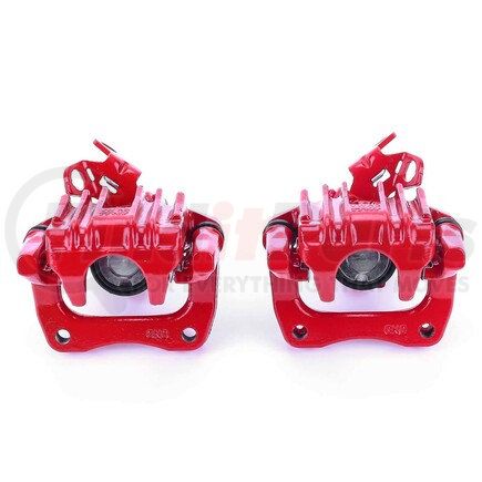 S6650 by POWERSTOP BRAKES - Red Powder Coated Calipers