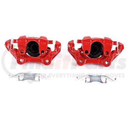 S5420 by POWERSTOP BRAKES - Red Powder Coated Calipers
