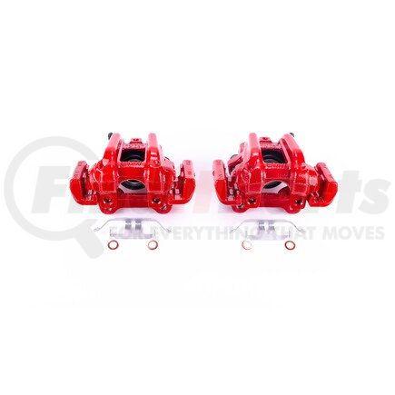 S7110 by POWERSTOP BRAKES - Red Powder Coated Calipers