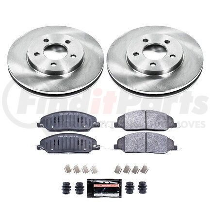 TDBK1382 by POWERSTOP BRAKES - Track Day High-Performance Brake Pad and Rotor Kit