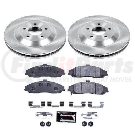 TDBK1559 by POWERSTOP BRAKES - Track Day High-Performance Brake Pad and Rotor Kit