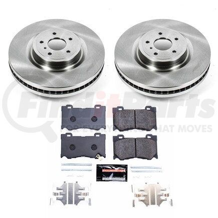 TDBK2915 by POWERSTOP BRAKES - Track Day High-Performance Brake Pad and Rotor Kit