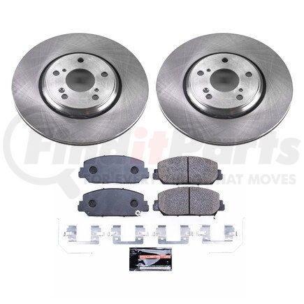 TDBK7347 by POWERSTOP BRAKES - Track Day High-Performance Brake Pad and Rotor Kit