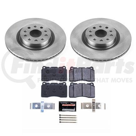 TDBK6998 by POWERSTOP BRAKES - Track Day High-Performance Brake Pad and Rotor Kit