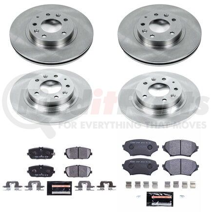 TDSK4098 by POWERSTOP BRAKES - Track Day Spec High-Performance Brake Pad and Rotor Kit