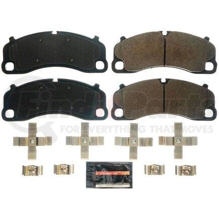 Z231741 by POWERSTOP BRAKES - Z23 EVOLUTION SPORT CARBON-FIBER BRAKE PADS W/ HARDWARE