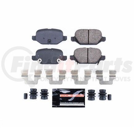 Z231744 by POWERSTOP BRAKES - Z23 EVOLUTION SPORT CARBON-FIBER BRAKE PADS W/ HARDWARE