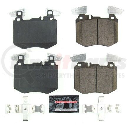 Z232162 by POWERSTOP BRAKES - Z23 EVOLUTION SPORT CARBON-FIBER BRAKE PADS W/ HARDWARE