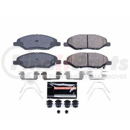 Z231345 by POWERSTOP BRAKES - Z23 EVOLUTION SPORT CARBON-FIBER BRAKE PADS W/ HARDWARE