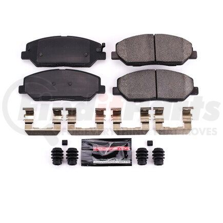 Z231384 by POWERSTOP BRAKES - Z23 EVOLUTION SPORT CARBON-FIBER BRAKE PADS W/ HARDWARE