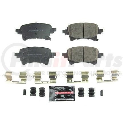 Z232233 by POWERSTOP BRAKES - Z23 EVOLUTION SPORT CARBON-FIBER BRAKE PADS W/ HARDWARE