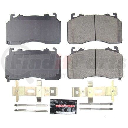 Z232267 by POWERSTOP BRAKES - Z23 EVOLUTION SPORT CARBON-FIBER BRAKE PADS W/ HARDWARE