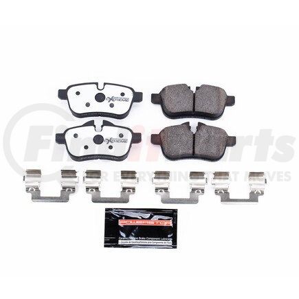 Z261433 by POWERSTOP BRAKES - Z26 STREET PERFORMANCE CARBON-FIBER CERAMIC BRAKE PADS W/ HARDWARE