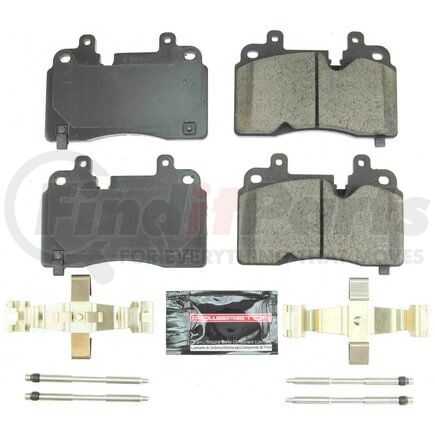 Z238007 by POWERSTOP BRAKES - Z23 EVOLUTION SPORT CARBON-FIBER BRAKE PADS W/ HARDWARE