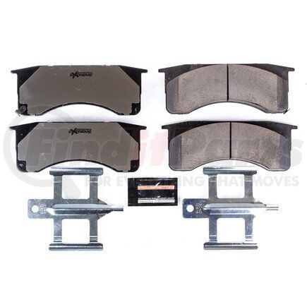 Z361418 by POWERSTOP BRAKES - Z36 TRUCK & TOW CARBON-FIBER CERAMIC BRAKE PADS W/ HARDWARE