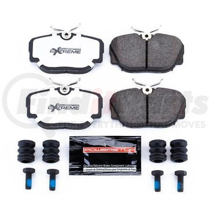 Z36493 by POWERSTOP BRAKES - Z36 TRUCK & TOW CARBON-FIBER CERAMIC BRAKE PADS W/ HARDWARE