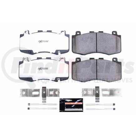 Z366006 by POWERSTOP BRAKES - Z36 TRUCK & TOW CARBON-FIBER CERAMIC BRAKE PADS W/ HARDWARE