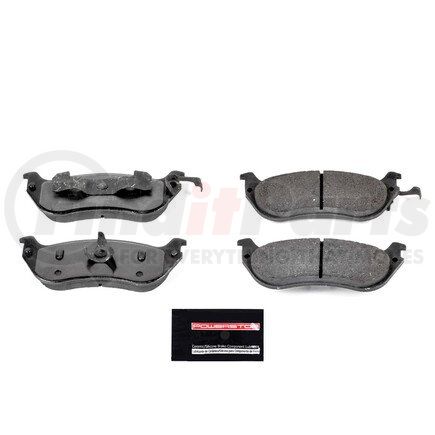 Z36881 by POWERSTOP BRAKES - Z36 TRUCK & TOW CARBON-FIBER CERAMIC BRAKE PADS W/ HARDWARE